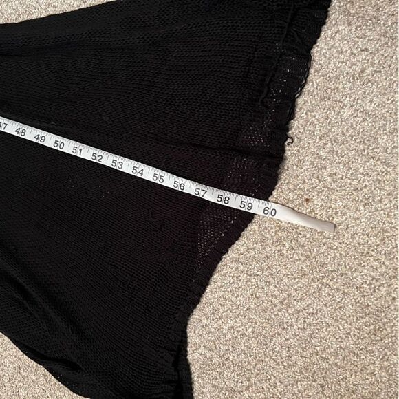 NEW See by Chloe black knit sheer panels sleeveless maxi dress size medium - Picture 11 of 12